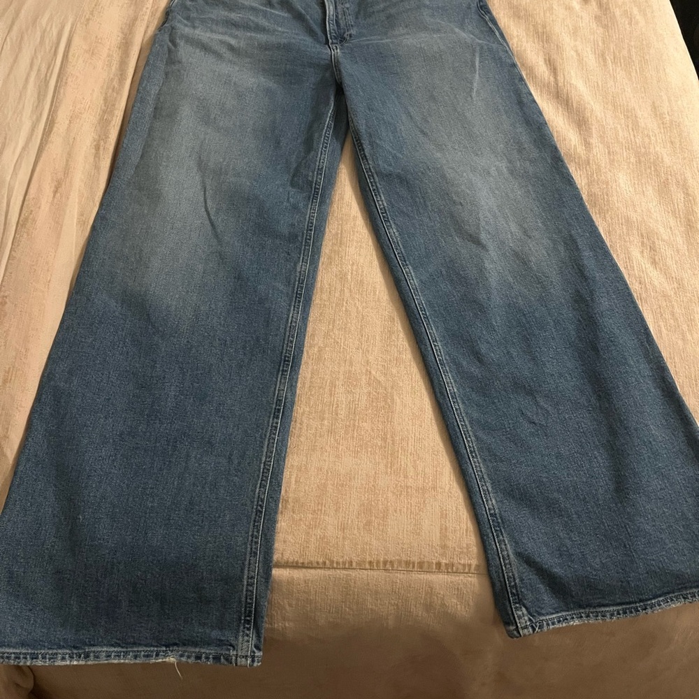 PAIGE Sasha wide leg jeans 32 - Picture 5 of 10